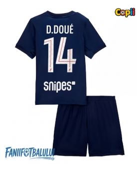 Paris Saint-Germain Desire Doue #14 Echipament de Fotbal Replică 2025-26 Copii Acasa (+ Șorturi)